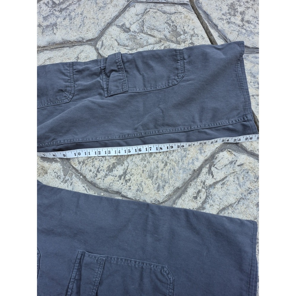 ZARA Womens Cargo Pants Pockets Dark Grey Trousers Size‎ 8 EUC - Picture 8 of 8